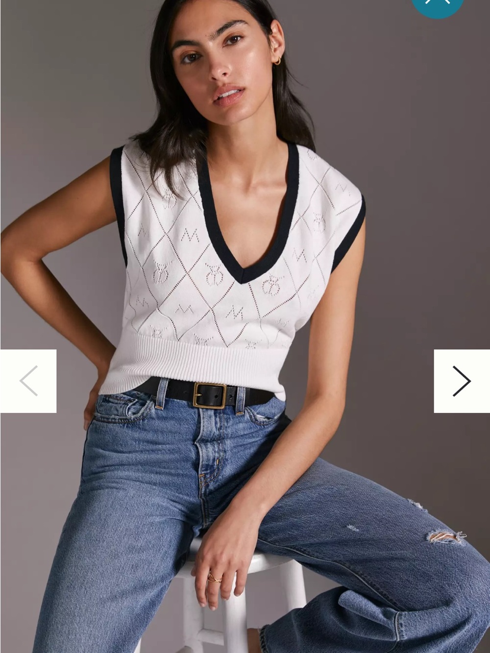 Maeve Violette Icon Logo Vest L